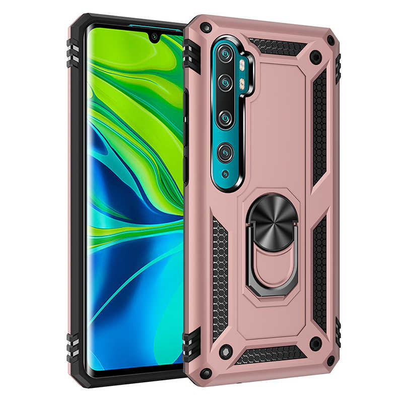 Xiaomi Uyumlu  Mi Note 10 Kılıf Zore Vega Kapak-Rose gold