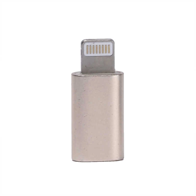 iPhone Uyumlu 7-8 İçin Zore Metal 01 5’li Lightning Dönüştürücü Set
