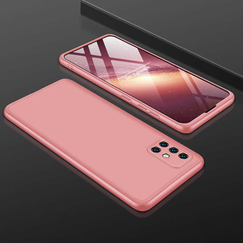 Galaxy Uyumlu A51 Kılıf Zore Ays Kapak-Rose gold