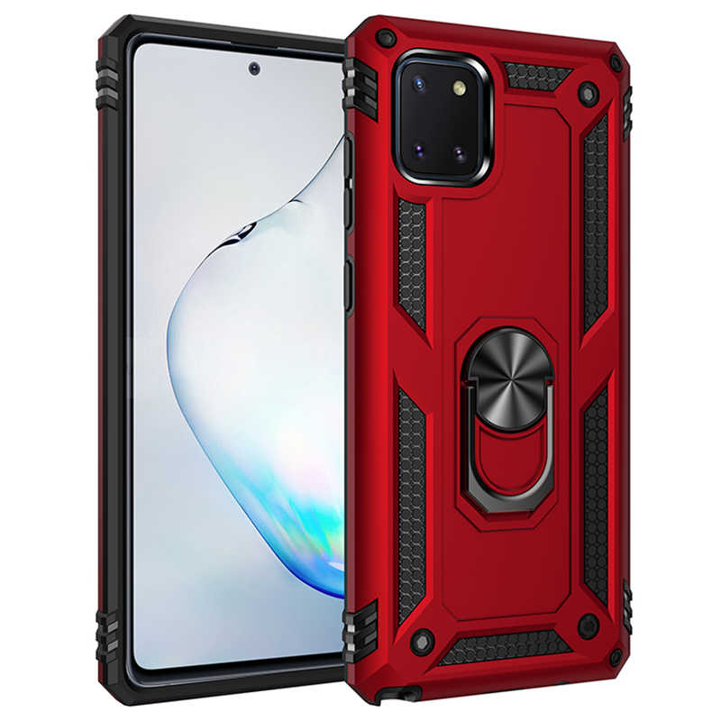 Galaxy Uyumlu A81 (Note 10 Lite) Kılıf Zore Vega Kapak-Kırmızı