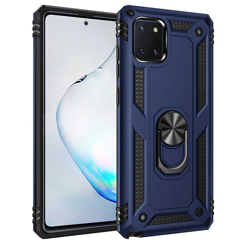 Galaxy Uyumlu A81 (Note 10 Lite) Kılıf Zore Vega Kapak-Mavi