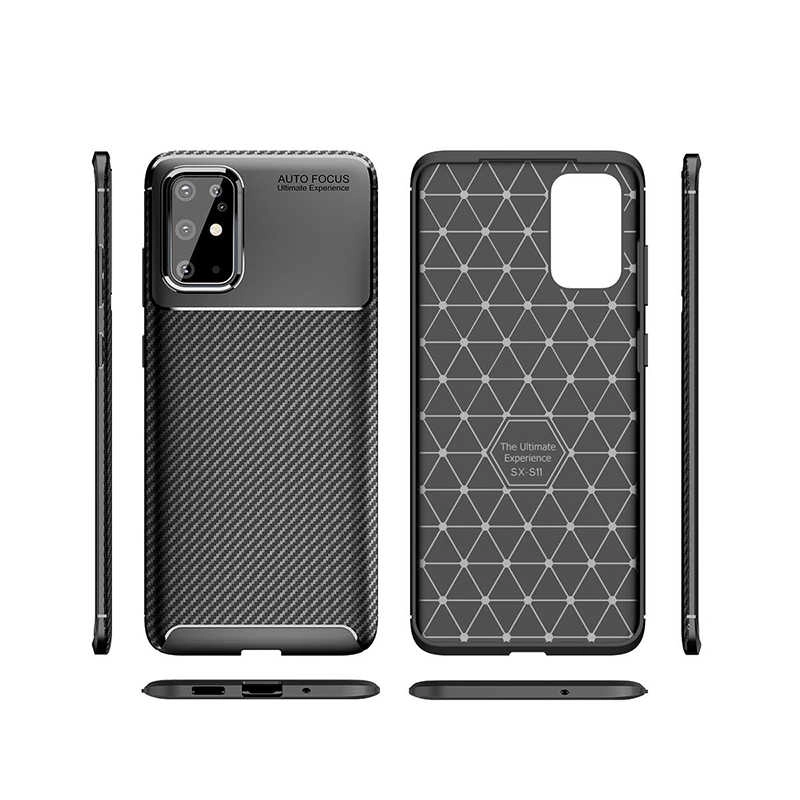 Galaxy Uyumlu S20 Plus Kılıf Zore Negro Silikon Kapak