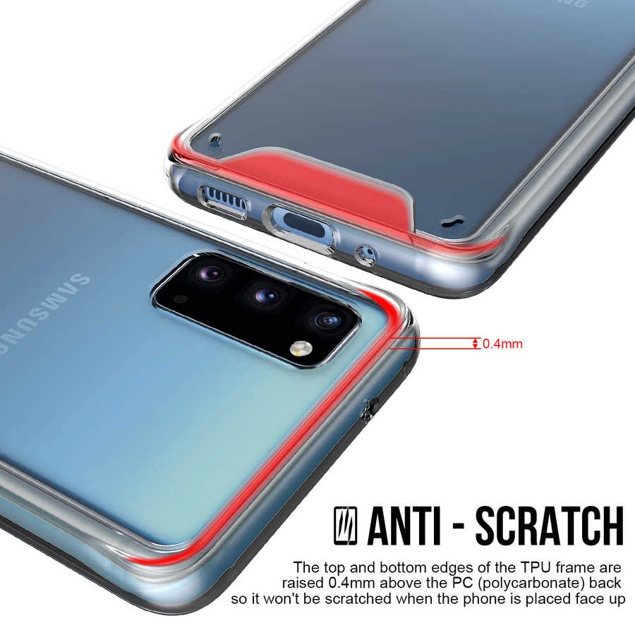 Galaxy Uyumlu S20 Kılıf Zore Gard Silikon