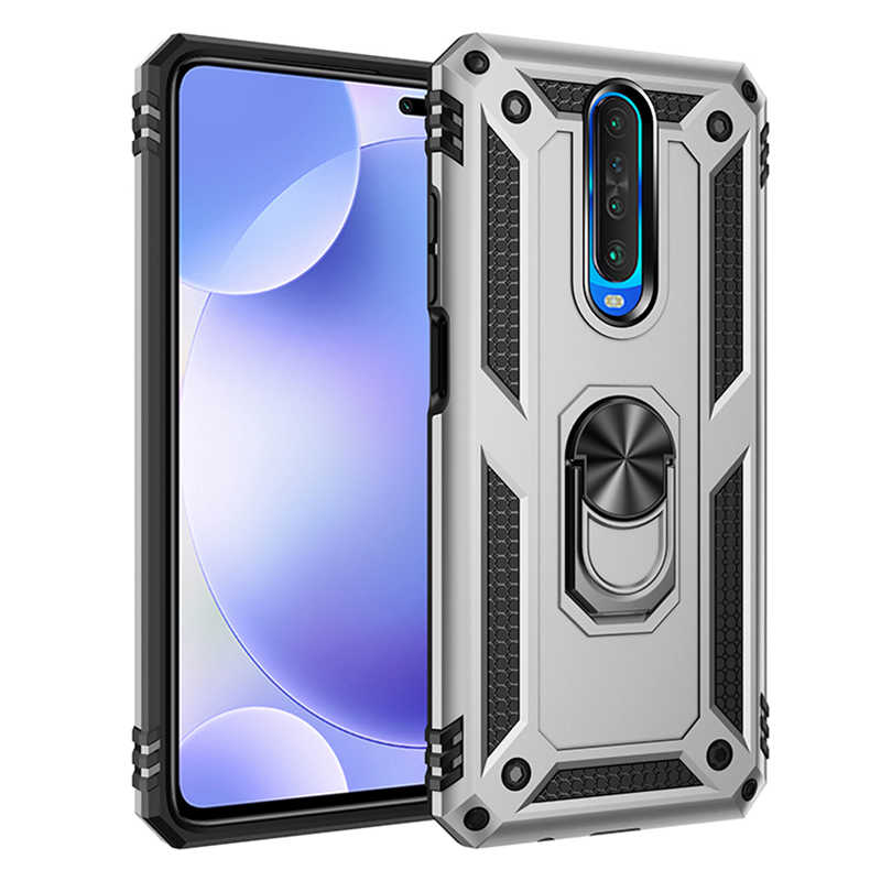 Xiaomi Uyumlu  Redmi K30 Kılıf Zore Vega Kapak-Gri