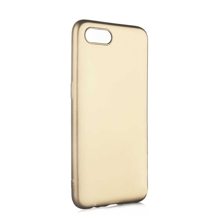 Realme C2 Kılıf Zore Premier Silikon Kapak-Gold