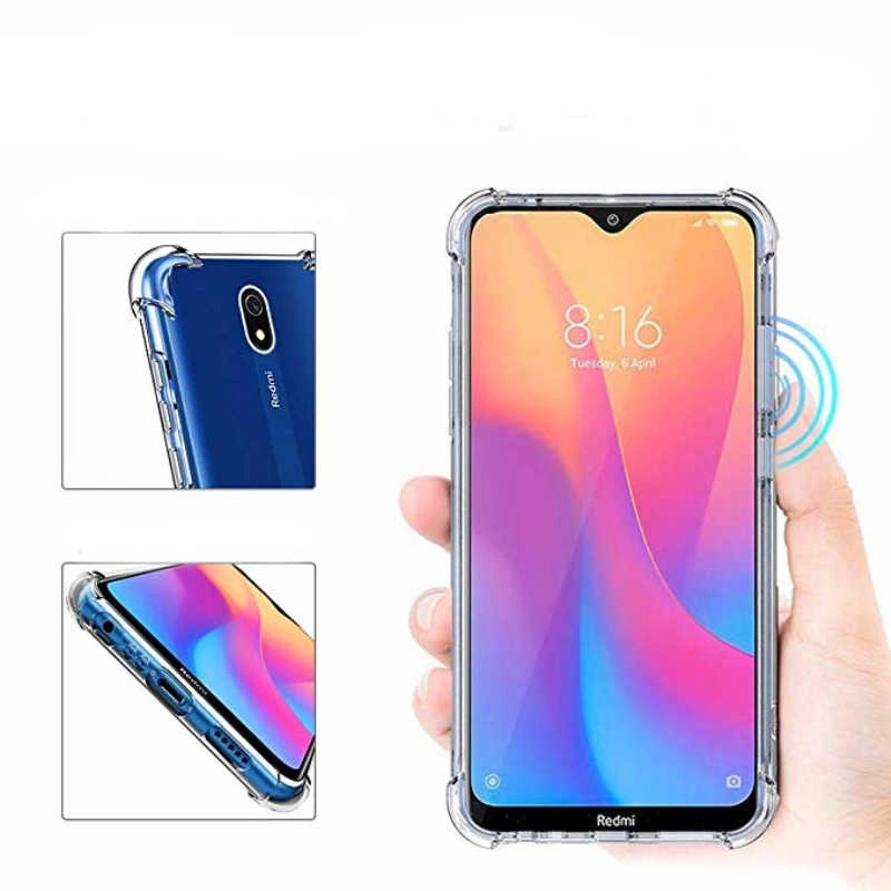 Xiaomi Uyumlu  Redmi 8A Kılıf Zore Nitro Toz Korumalı Shock Silikon