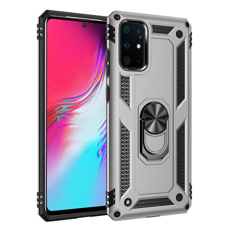 Galaxy Uyumlu S20 Plus Kılıf Zore Vega Kapak-Gri