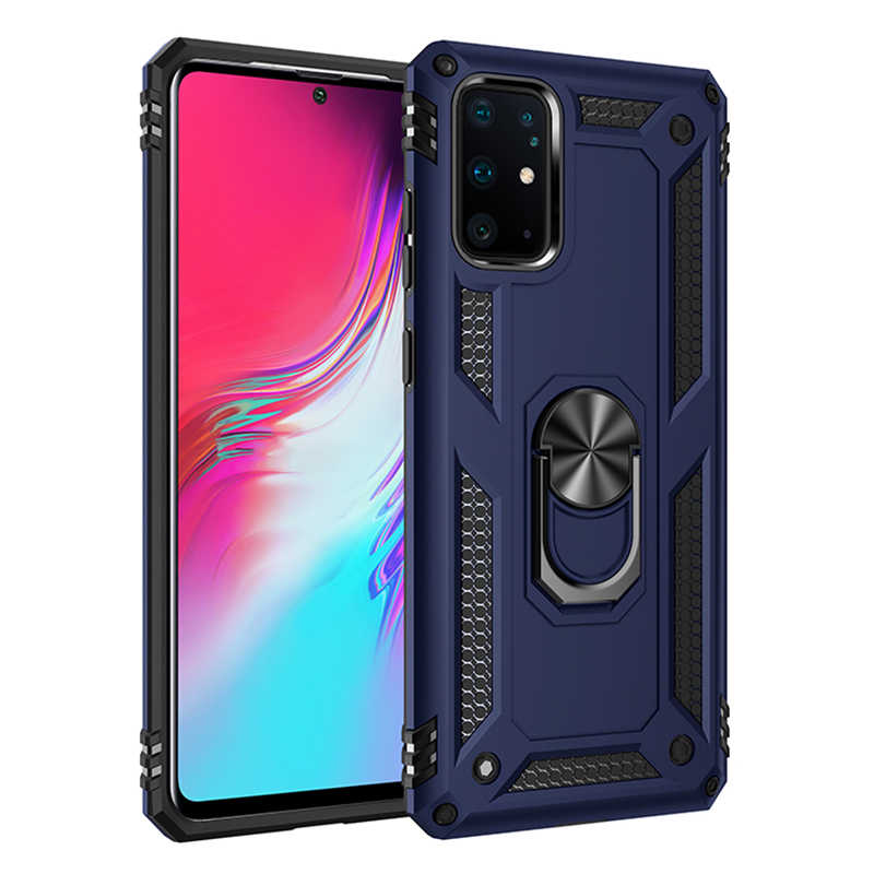 Galaxy Uyumlu S20 Plus Kılıf Zore Vega Kapak-Mavi
