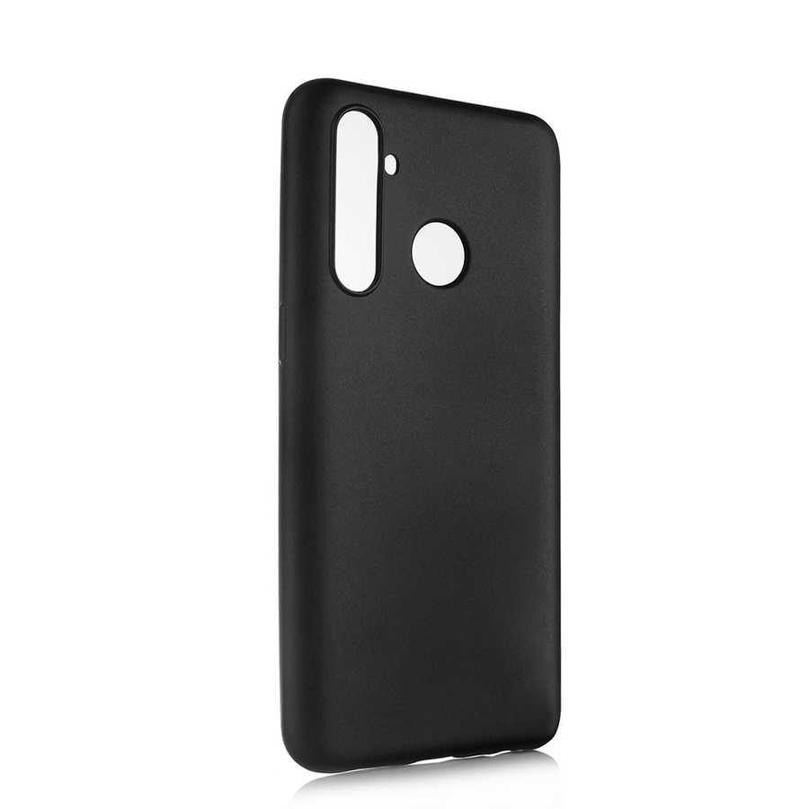 Realme 5 Pro Kılıf Zore Premier Silikon Kapak-Siyah