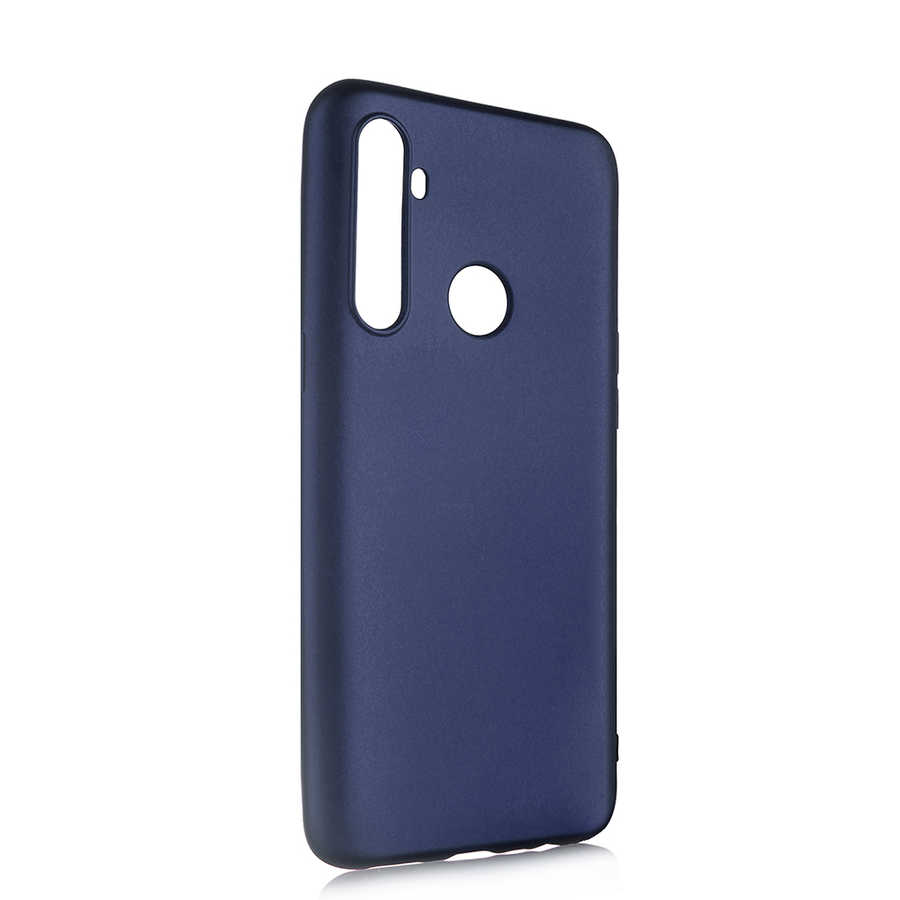 Realme 5İ Kılıf Zore Premier Silikon Kapak-Lacivert