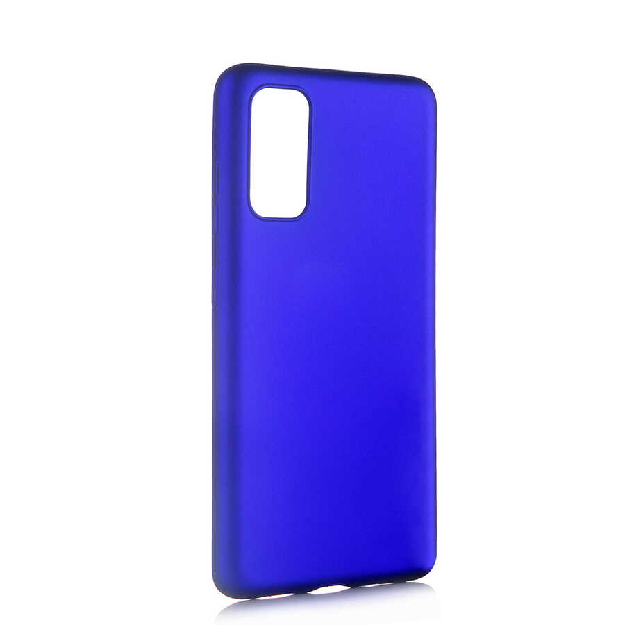 Galaxy Uyumlu S20 Kılıf Zore Premier Silikon Kapak-Saks mavi