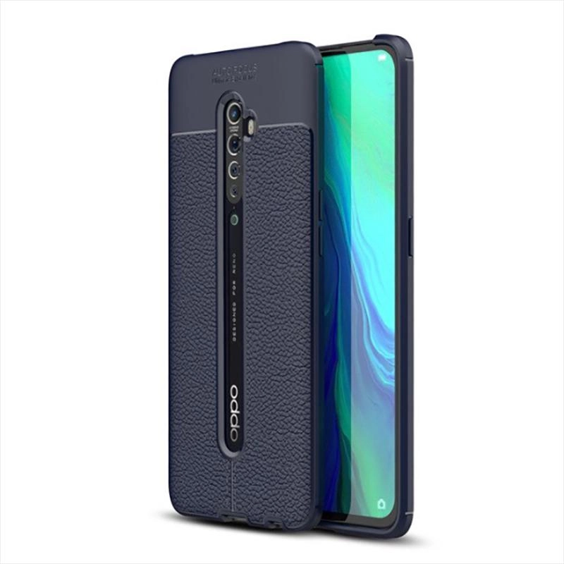 Oppo Reno 2Z Kılıf Zore Niss Silikon Kapak-Lacivert
