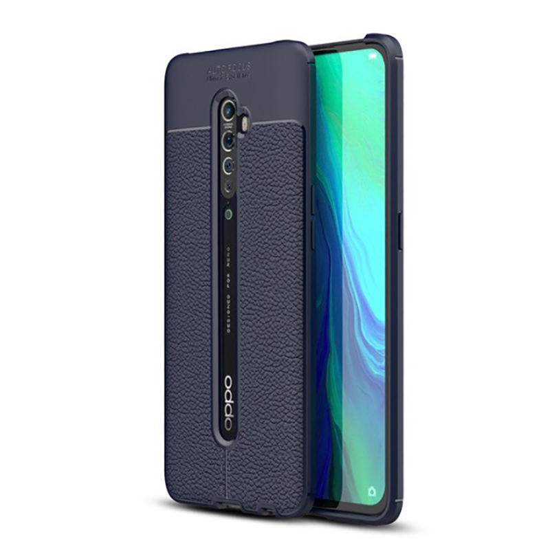 Oppo Reno 2Z Kılıf Zore Niss Silikon Kapak-Lacivert