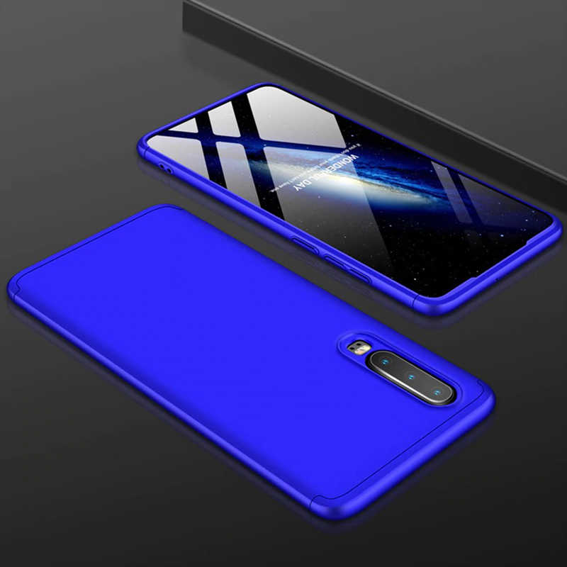 Huawei Uyumlu P30 Kılıf Zore Ays Kapak-Mavi
