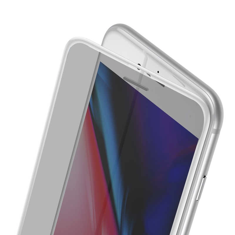 iPhone Uyumlu SE 2020 Zore Toz Korumalı-Dust HayaletTemperli Ekran Koruyucu-Beyaz