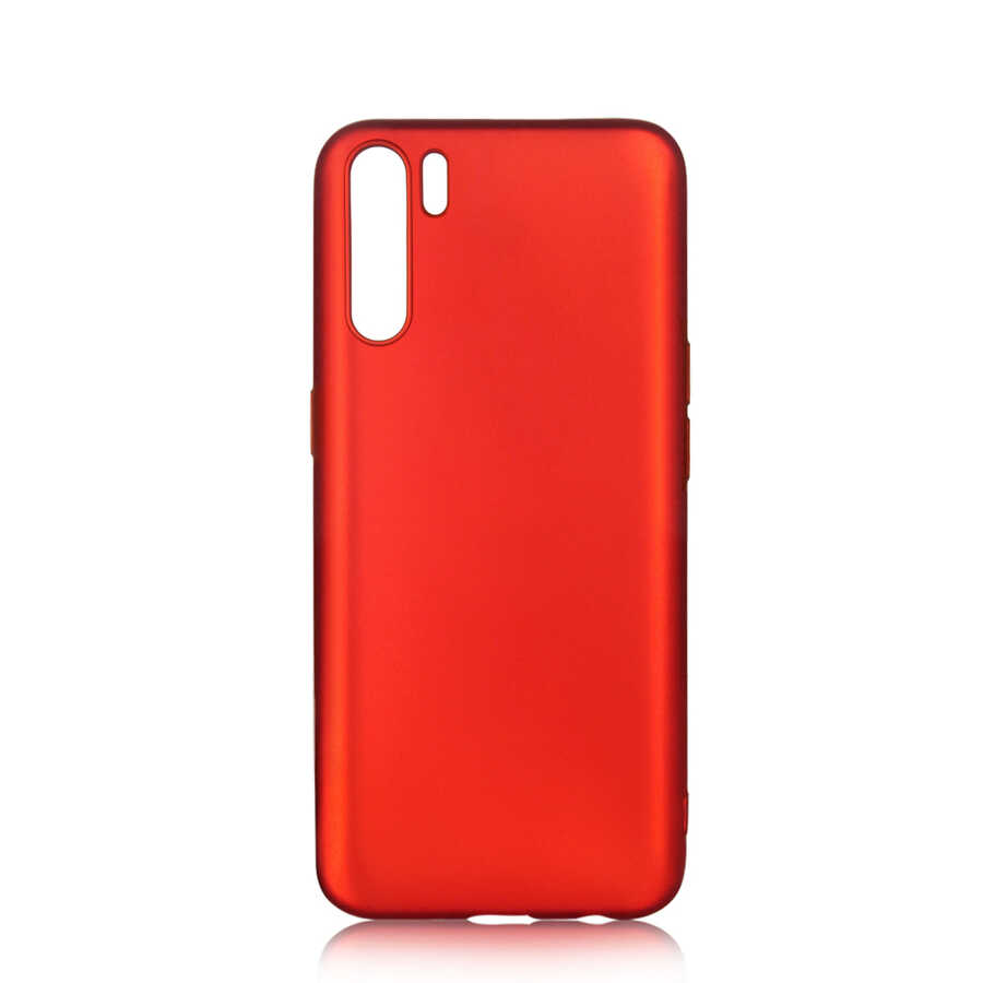 Oppo A91 Kılıf Zore Premier Silikon Kapak-Kırmızı