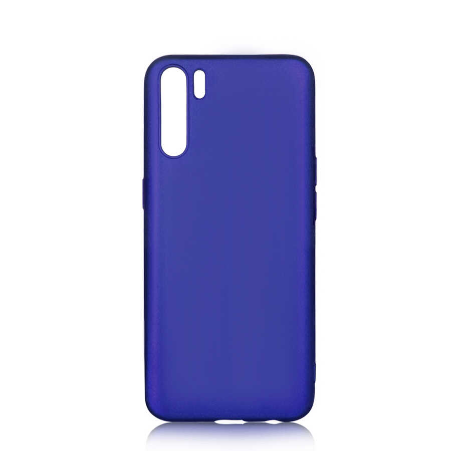 Oppo A91 Kılıf Zore Premier Silikon Kapak-Saks mavi