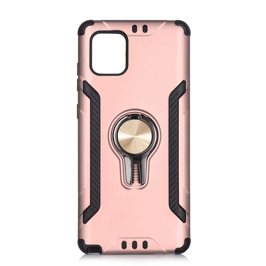 Galaxy Uyumlu A81 (Note 10 Lite) Kılıf Zore Koko Kapak-Rose gold