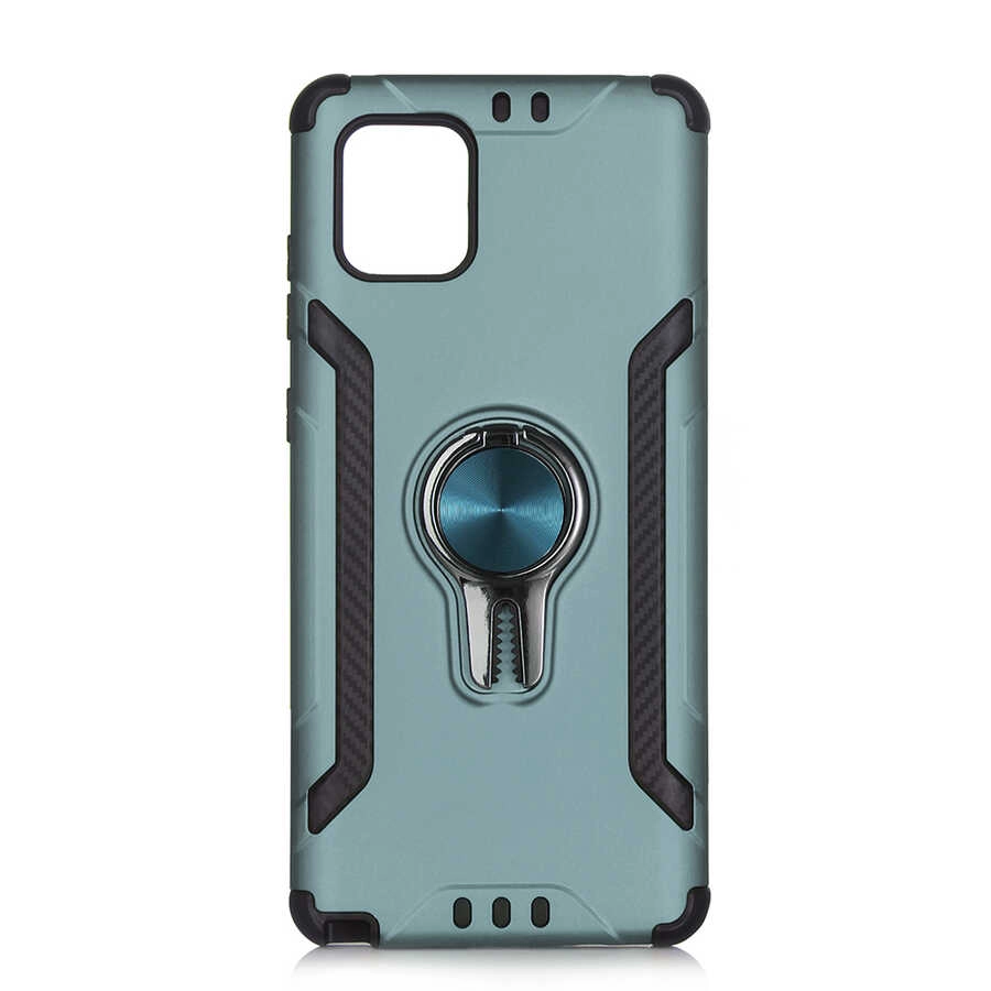 Galaxy Uyumlu A81 (Note 10 Lite) Kılıf Zore Koko Kapak-Yeşil
