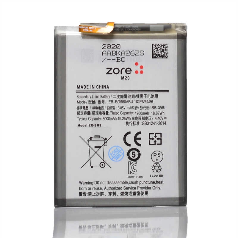Galaxy Uyumlu M20 Zore Tam Orjinal Batarya