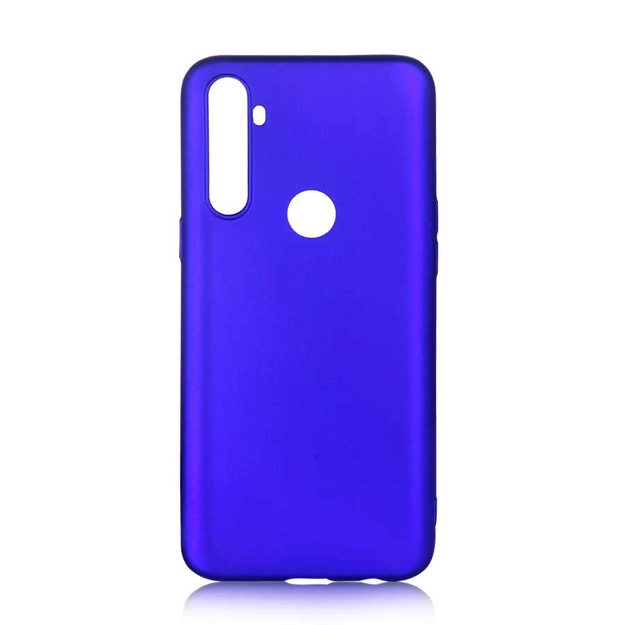 Realme C3 Kılıf Zore Premier Silikon Kapak-Saks mavi
