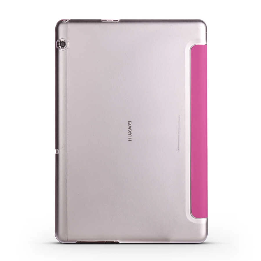 Huawei Uyumlu T5 10 inc Zore Smart Kapak Standlı 1-1 Kılıf