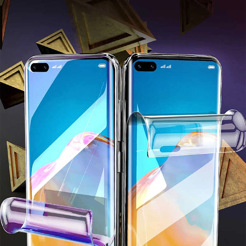 Huawei Uyumlu P40 Pro Zore Süper Pet Ekran Koruyucu Jelatin