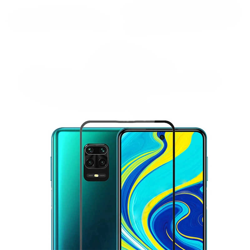Xiaomi Uyumlu  Redmi Note 9S Zore Kenarları Kırılmaya Dayanıklı Cam Ekran Koruyucu