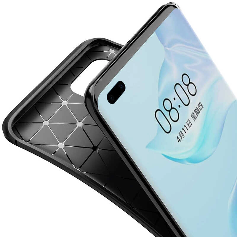 Huawei Uyumlu P40 Pro Kılıf Zore Negro Silikon Kapak