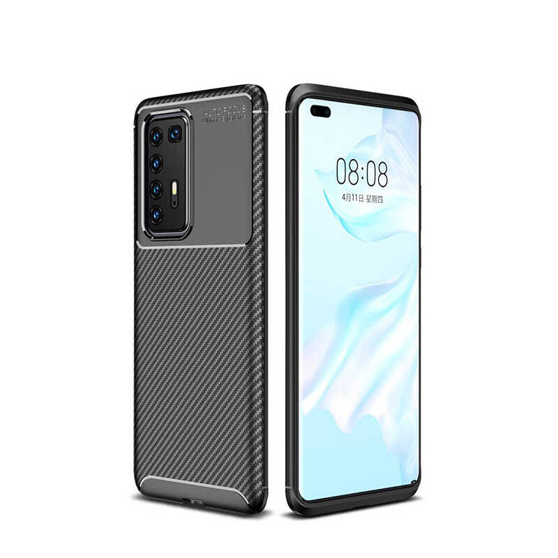 Huawei Uyumlu P40 Pro Kılıf Zore Negro Silikon Kapak