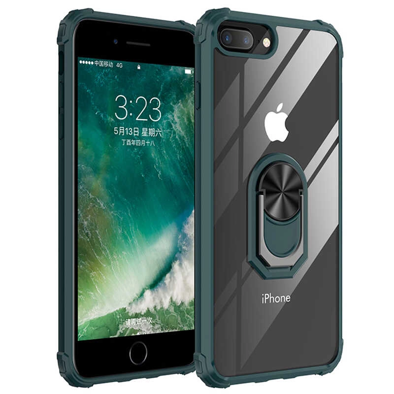 iPhone Uyumlu 7 Plus Kılıf Zore Mola Kapak-Yeşil