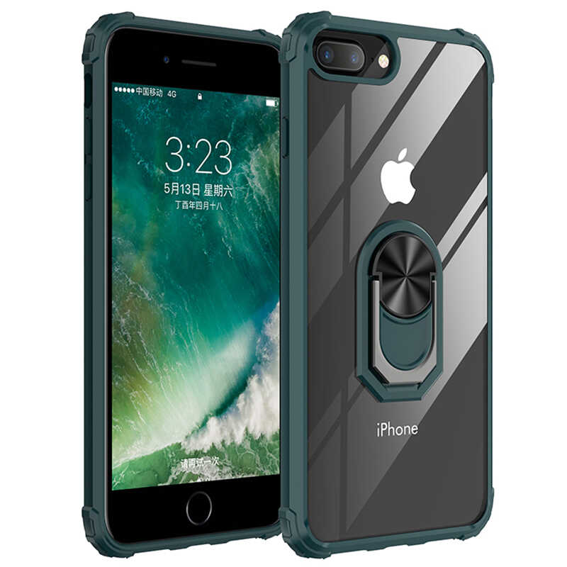 iPhone Uyumlu 7 Plus Kılıf Zore Mola Kapak-Yeşil