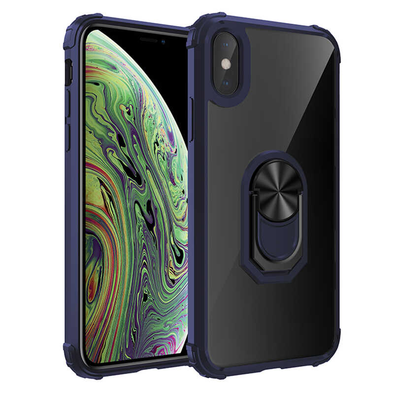 iPhone Uyumlu XS 5.8 Kılıf Zore Mola Kapak-Lacivert