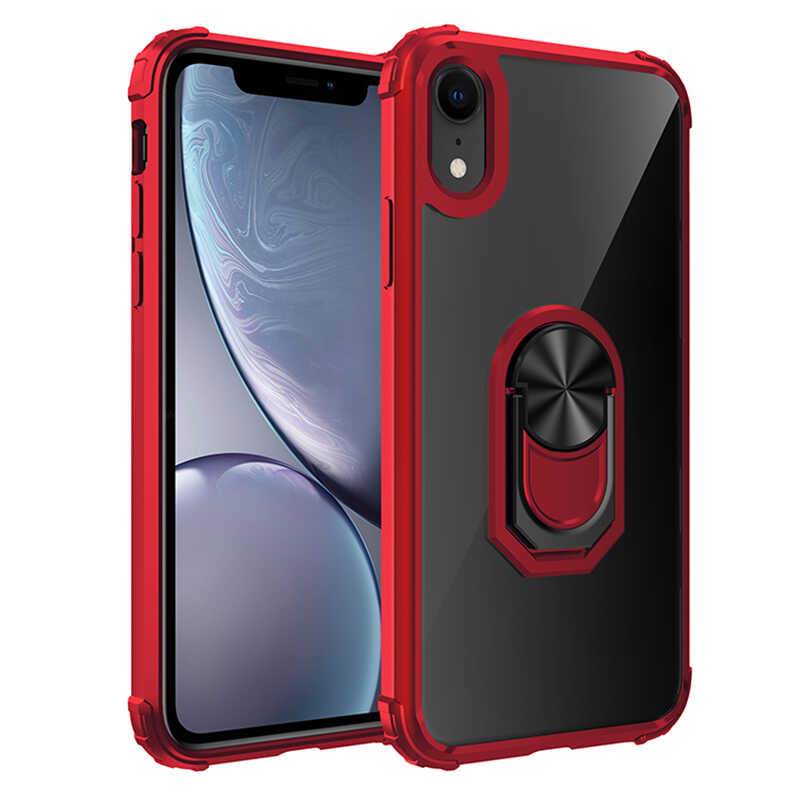 iPhone Uyumlu XR 6.1 Kılıf Zore Mola Kapak-Kırmızı