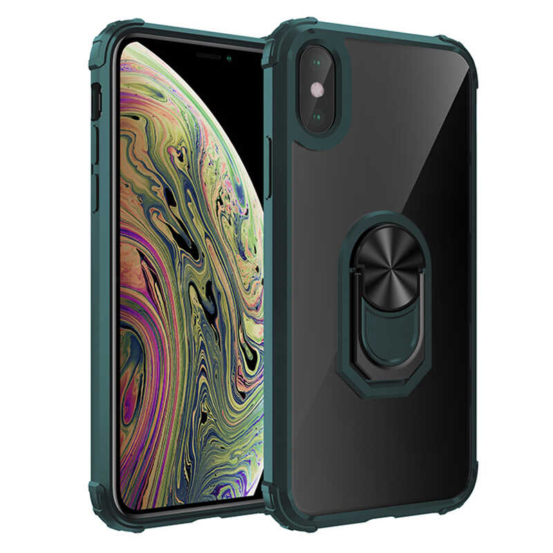 iPhone Uyumlu XS Max 6.5 Kılıf Zore Mola Kapak-Yeşil