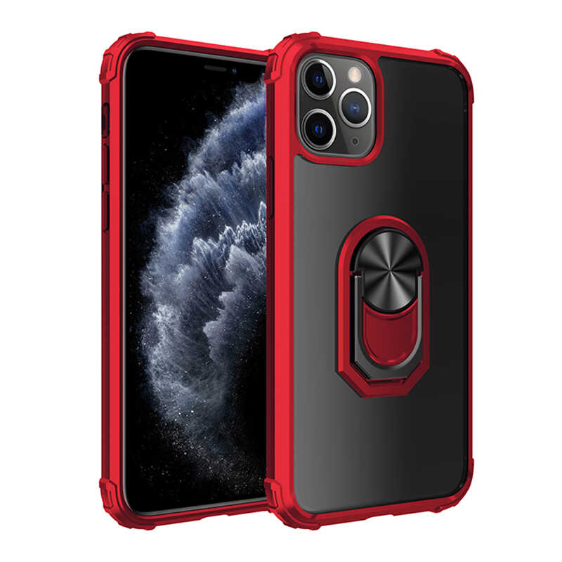 iPhone Uyumlu 11 Pro Max Kılıf Zore Mola Kapak-Kırmızı