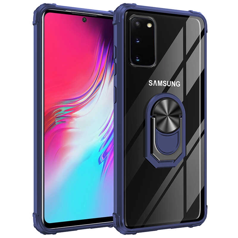 Galaxy Uyumlu S20 Kılıf Zore Mola Kapak-Lacivert