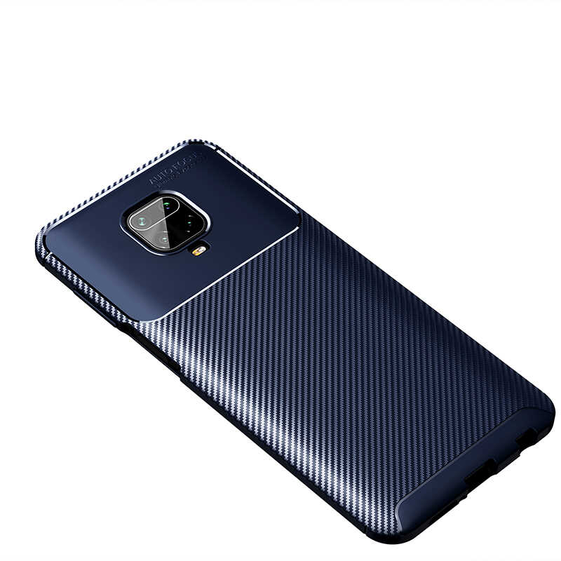 Xiaomi Uyumlu  Redmi Note 9S Kılıf Zore Negro Silikon Kapak-Lacivert