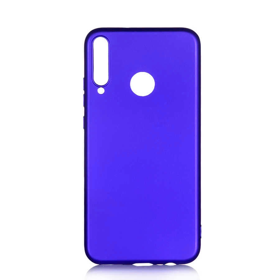 Huawei Uyumlu P40 Lite E Kılıf Zore Premier Silikon Kapak-Saks mavi