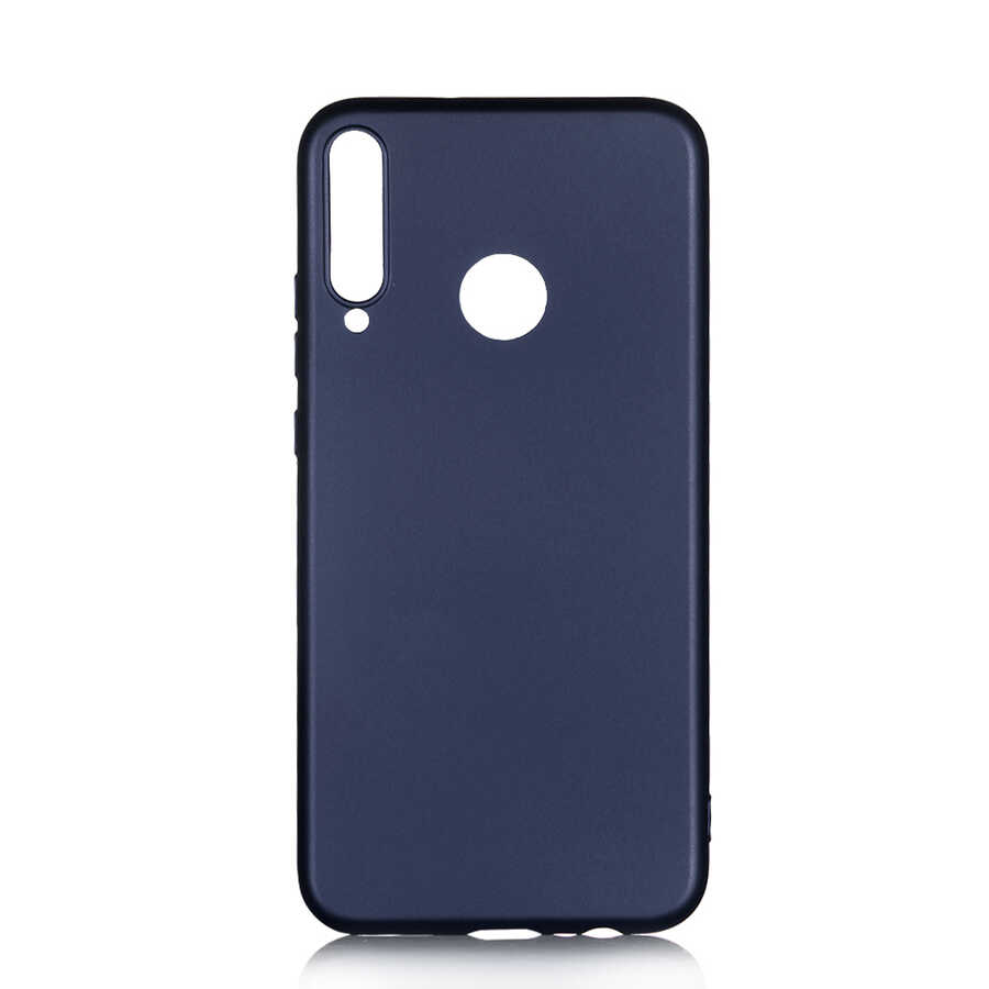 Huawei Uyumlu P40 Lite E Kılıf Zore Premier Silikon Kapak-Lacivert