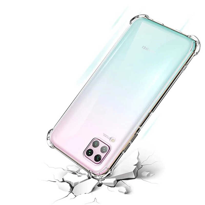 Huawei Uyumlu P40 Lite Kılıf Zore Nitro Toz Korumalı Shock Silikon