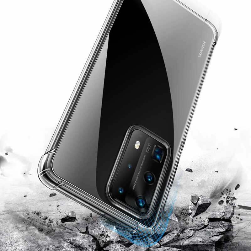 Huawei Uyumlu P40 Pro Kılıf Zore Nitro Toz Korumalı Shock Silikon