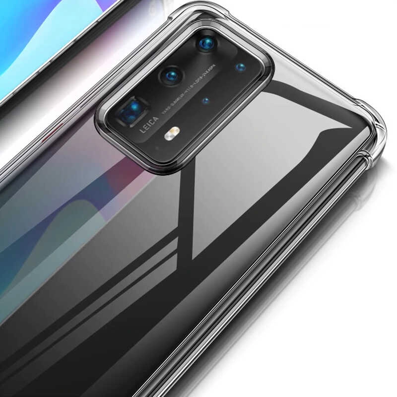 Huawei Uyumlu P40 Pro Kılıf Zore Nitro Toz Korumalı Shock Silikon
