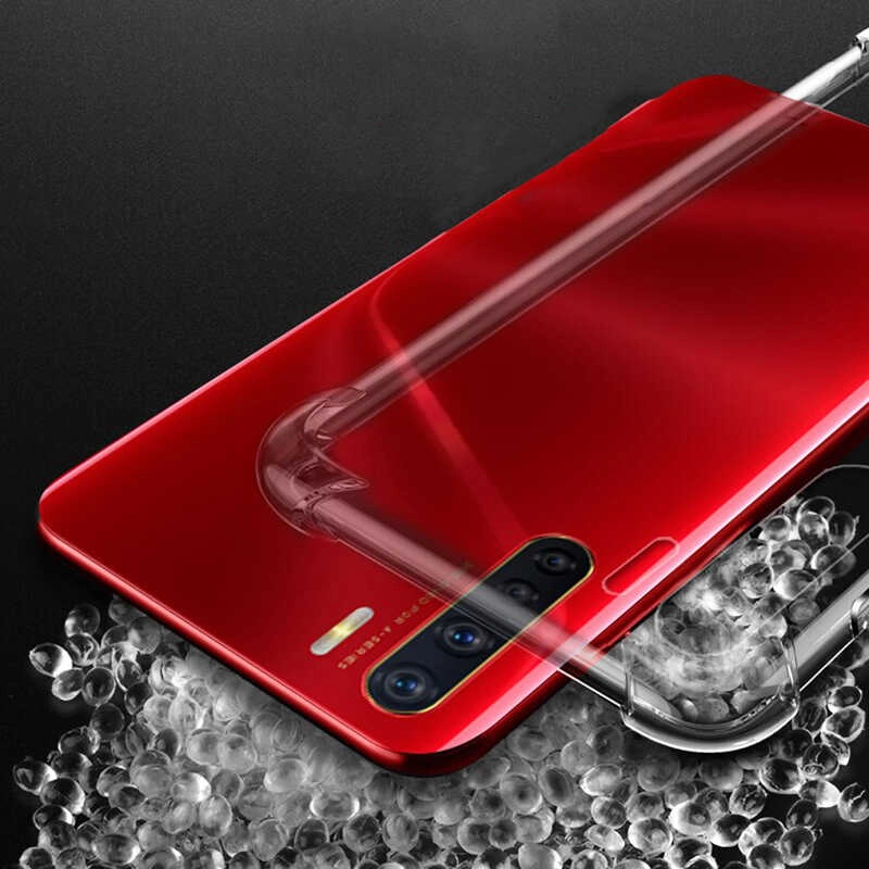 Oppo A91 Kılıf Zore Nitro Toz Korumalı Shock Silikon