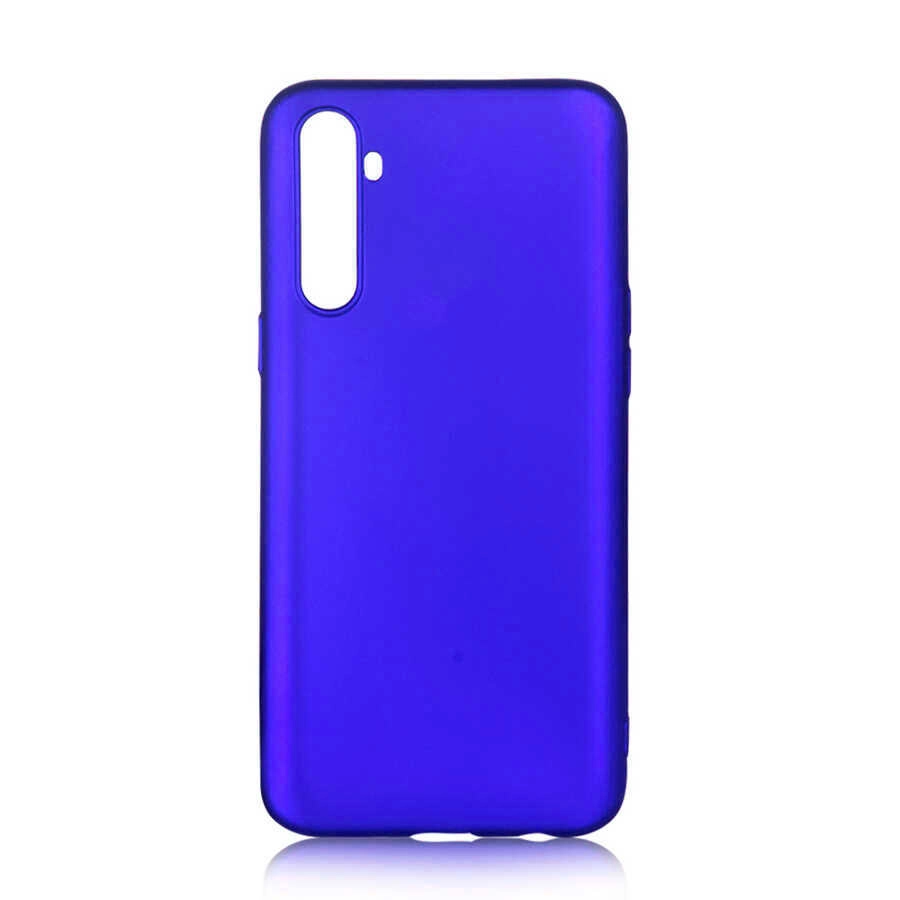 Realme 6 Pro Kılıf Zore Premier Silikon Kapak-Saks mavi
