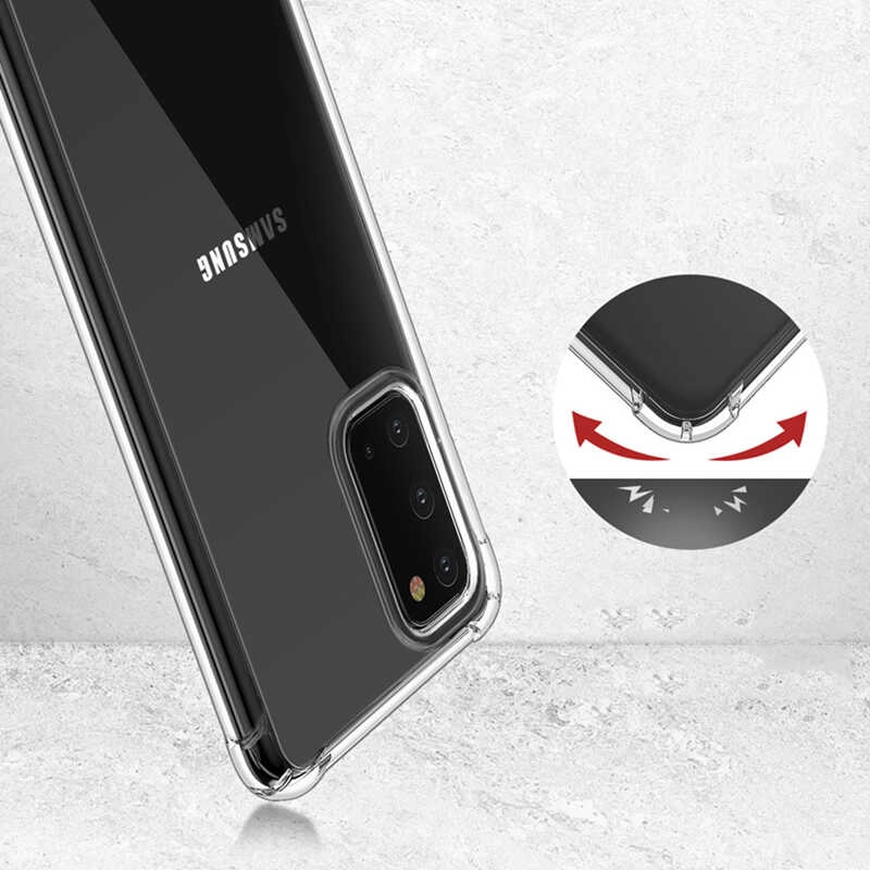 Galaxy Uyumlu A31 Kılıf Zore Nitro Toz Korumalı Shock Silikon