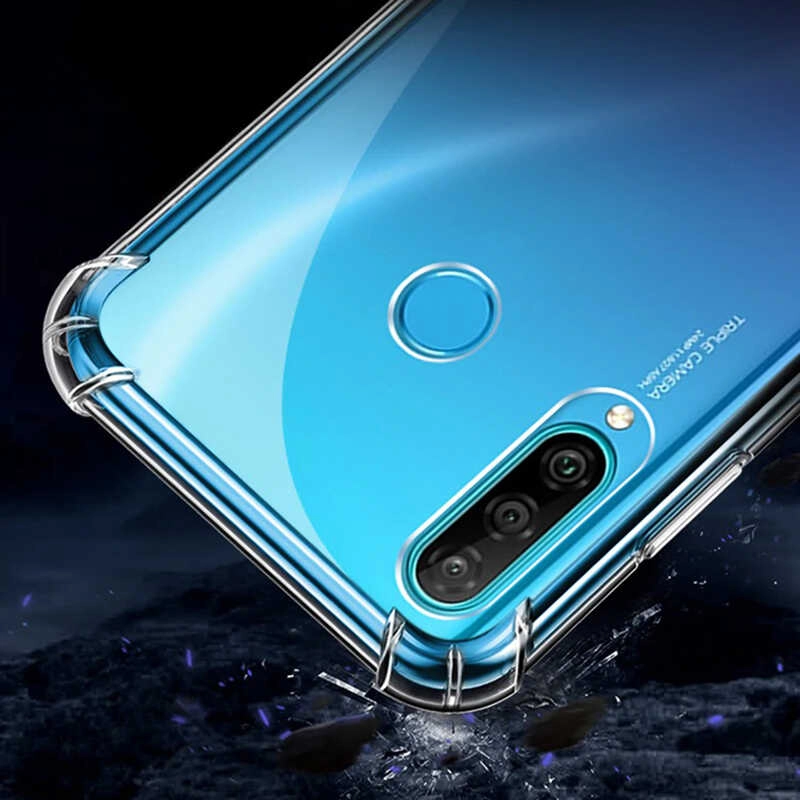 Huawei Uyumlu P40 Lite E Kılıf Zore Nitro Toz Korumalı Shock Silikon