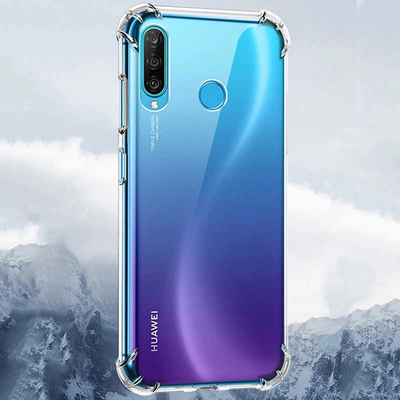 Huawei Uyumlu P40 Lite E Kılıf Zore Nitro Toz Korumalı Shock Silikon