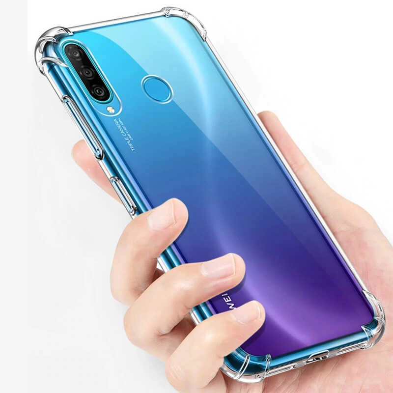 Huawei Uyumlu P40 Lite E Kılıf Zore Nitro Toz Korumalı Shock Silikon
