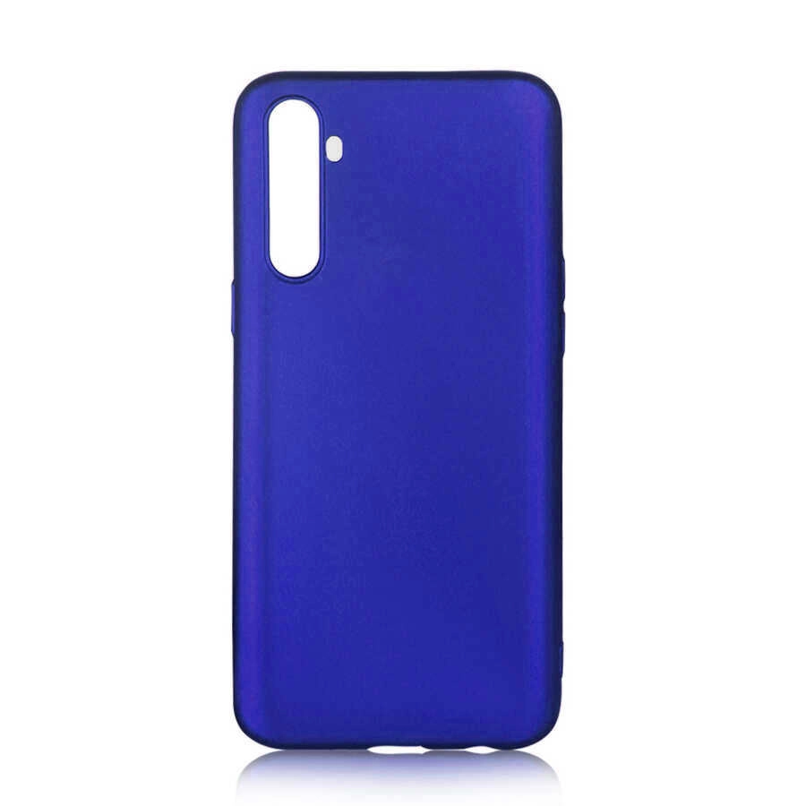 Realme 6 Kılıf Zore Premier Silikon Kapak-Saks mavi